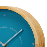 Classic Clock Blue Lagoon – Ø30 cm (12")