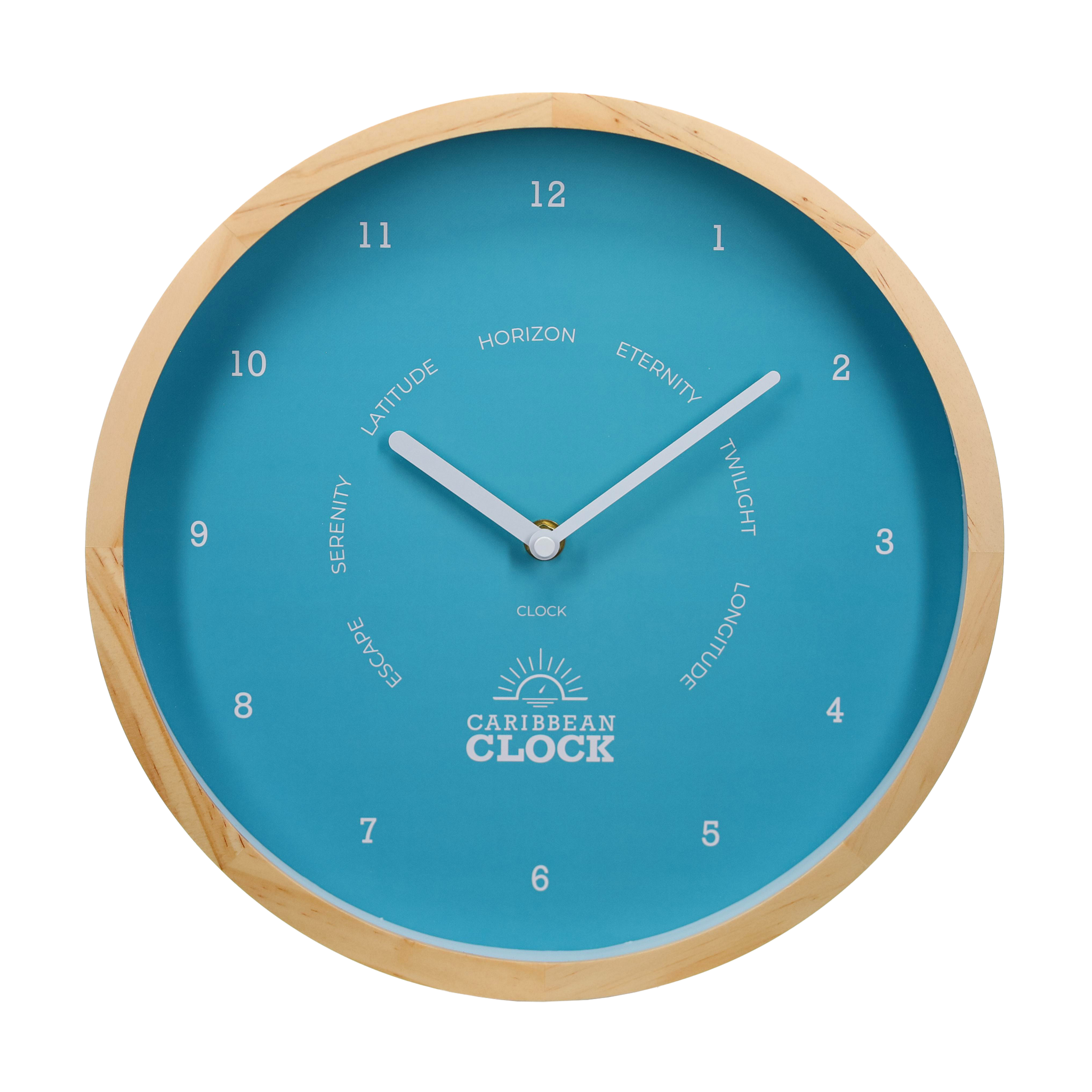 Horloge classique Blue Lagoon – Ø30 cm (12