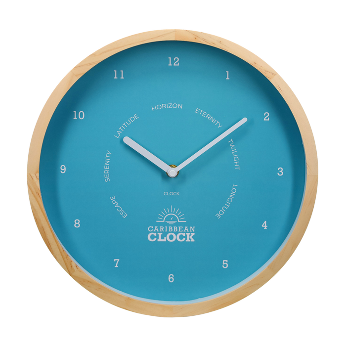 Classic Clock Blue Lagoon – Ø30 cm (12")