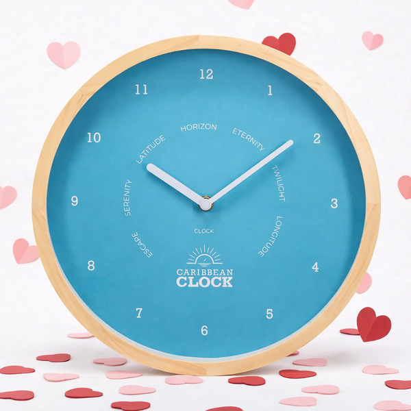 Classic Clock Blue Lagoon – Ø30 cm (12