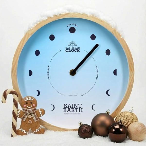 Moon clock Heavenly - St Barth – Ø30 cm (12