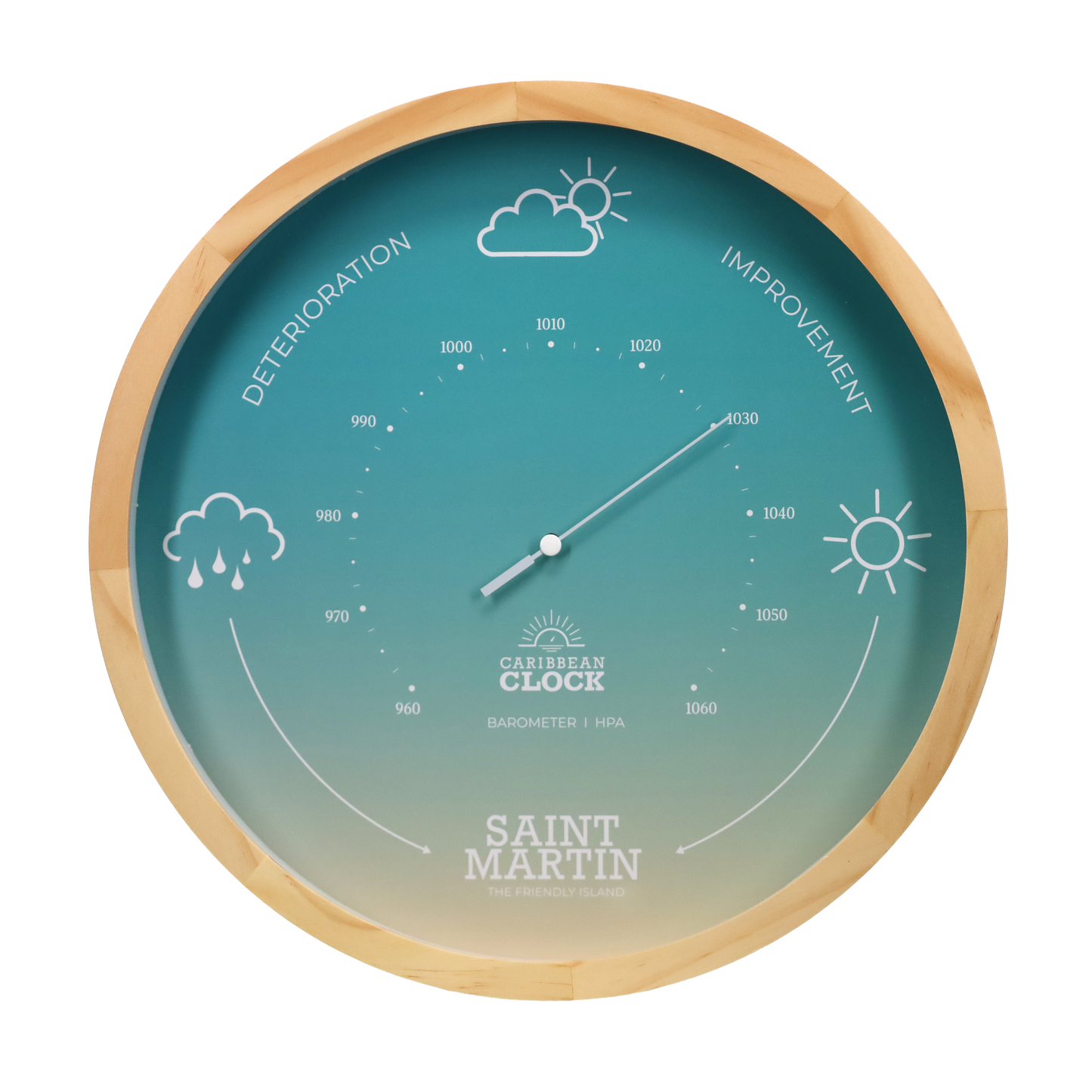 Baromètre - Horizon St Martin – Ø30 cm (12")