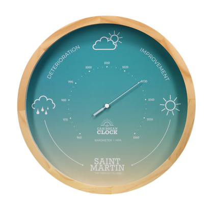 Baromètre - Horizon St Martin – Ø30 cm (12")