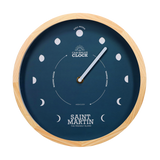 Moon clock Deep Sea - St Martin – Ø30 cm (12")