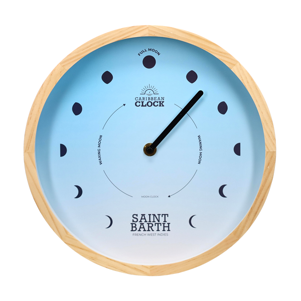 Moon clock Heavenly - St Barth – Ø30 cm (12