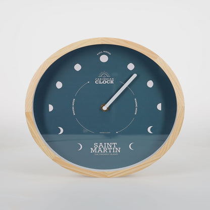 Horloge lunaire Deep Sea - St Martin – Ø30 cm (12")